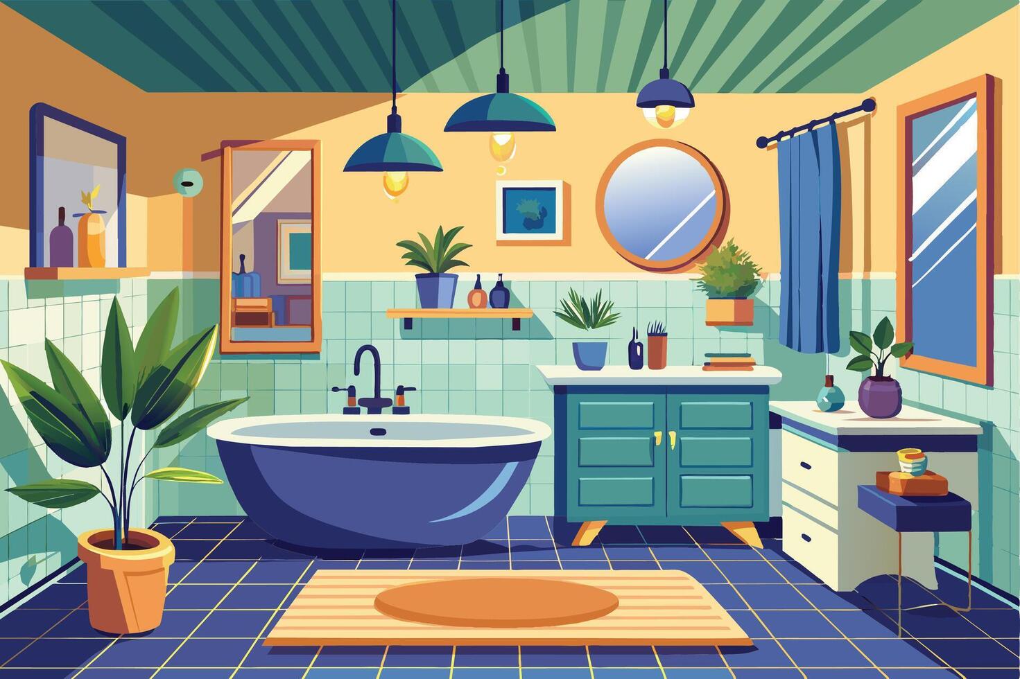 Bathroom section